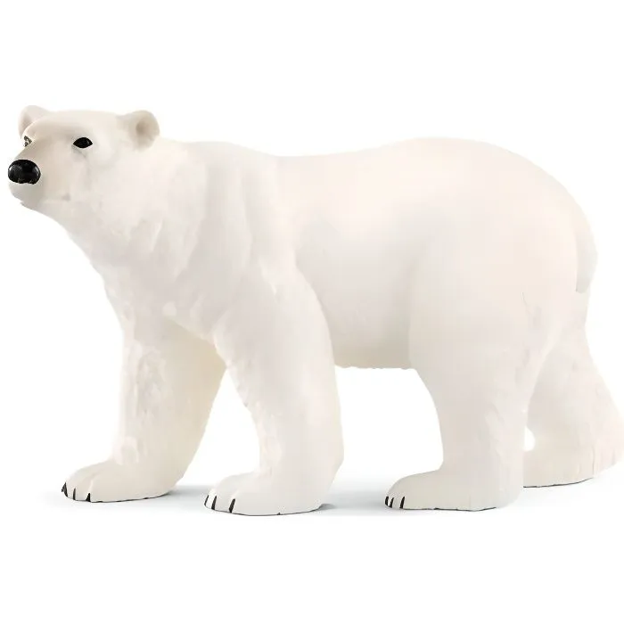 Figurine SCHLEICH - Ours polaire - Animal sauvage - 10,5 x 7,5 x 5,5 cm-0