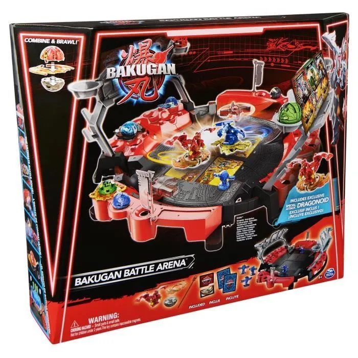 Arène de combat Bakugan - BAKUGAN - Plus de 50 cm de long - Avec Bakugan Special Attack, lanceur et cartes-5