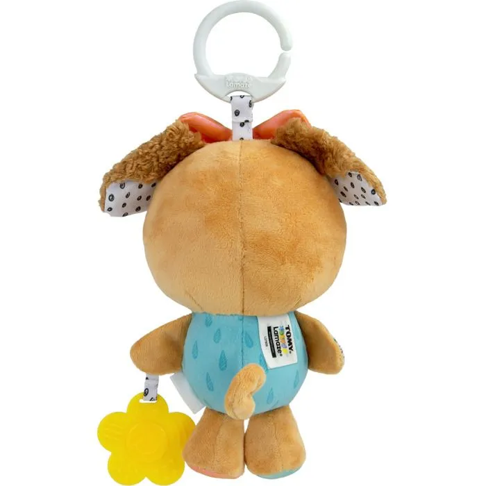 Peluche d'éveil sensoriel - Lamaze - Lovey Le Chien - Couleurs vives - 0 à 6 mois - Attache multifonctionnelle-5