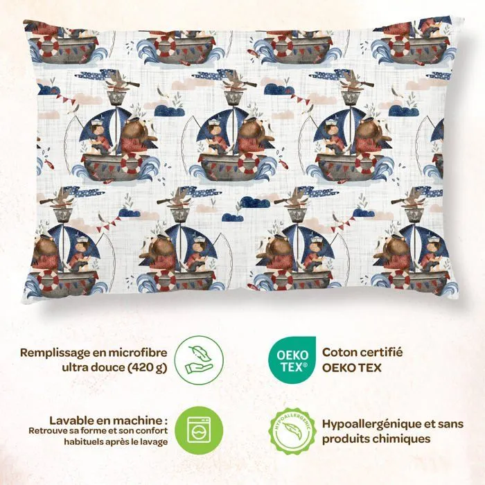 Oreiller avec Taie - 40x60 - Spencer & Sawyer | SUPERBE BEBE-1