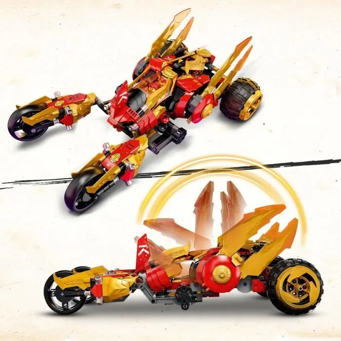 LEGO® NINJAGO 71773 Le Tout-Terrain Dragon d’Or de Kai, Jouet de Voiture pour Enfants-2