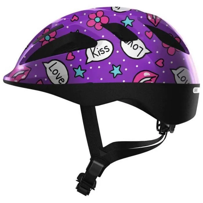 Casque vélo - ABUS - Smooty 2.0 - Violet - Taille S - Pour Enfants Filles-0