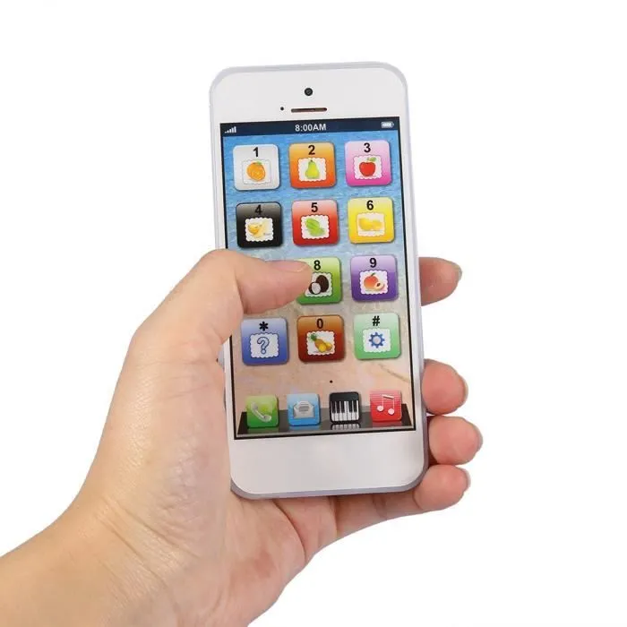 Jouet d'apprentissage de téléphone portable - YOSOO - Pour enfants - Réutilisable et durable-2