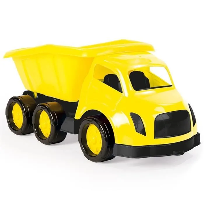 Jouet de construction - DOLU - Maxi camion - Jaune - 3 ans - Plastique-0