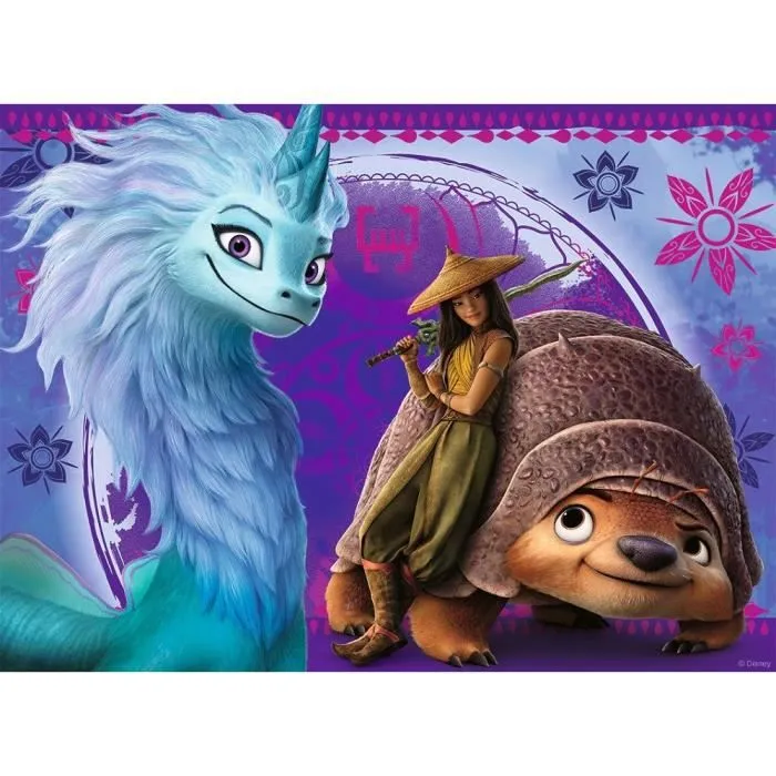 Puzzle 100 pièces XXL Le monde fantastique de Raya Disney Ravensburger - Pour enfants dès 6 ans-1