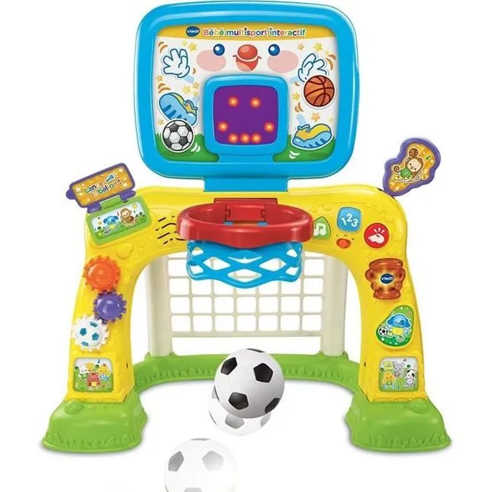 Jeu interactif Bébé Multisport Intéractif - VTECH - Basket/Foot - 12 à 36 mois-0