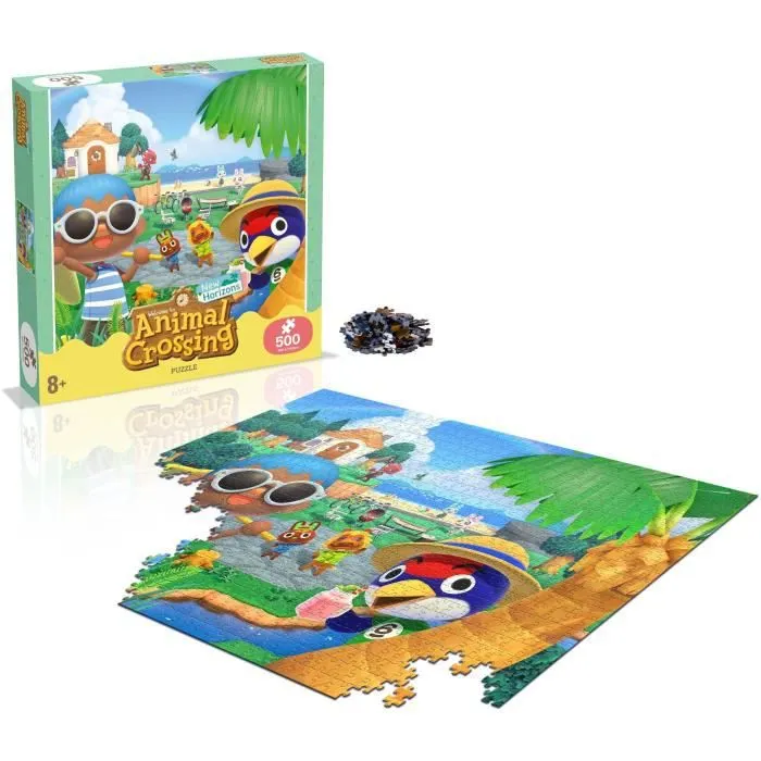 Puzzle ANIMAL CROSSING 500 pièces - Winning Moves - Dessins animés et BD - A partir de 8 ans-2