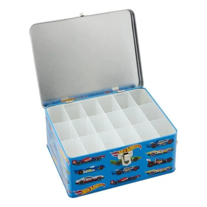 Mallette en métal pour collection de 18 voitures Hot Wheels - Klein 2883-1