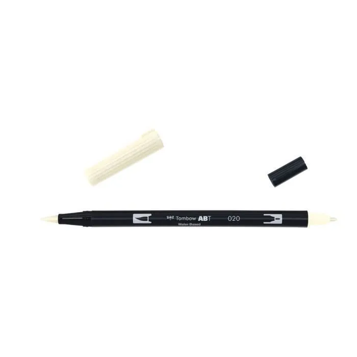 Feutre - Tombow - ABT Dual Brush Pen - Couleur peach - Double pointe - 1 unité-0