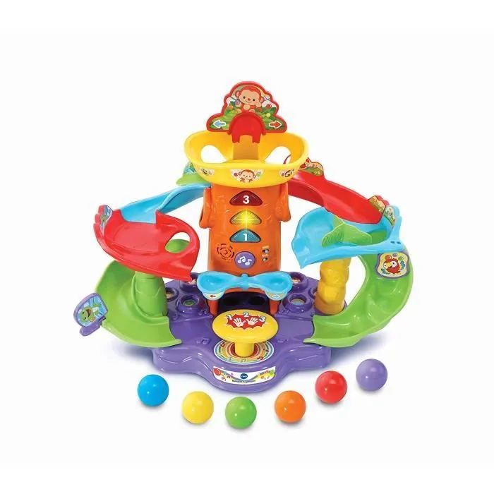 Jouet pour bébé - VTECH - VTech 80505404 Balls Passe de Billes - Blanc - Mixte - 3 ans-0