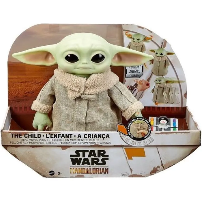 Star Wars - The Mandalorian Figurine peluche animée L’Enfant - Dès 3 ans-0