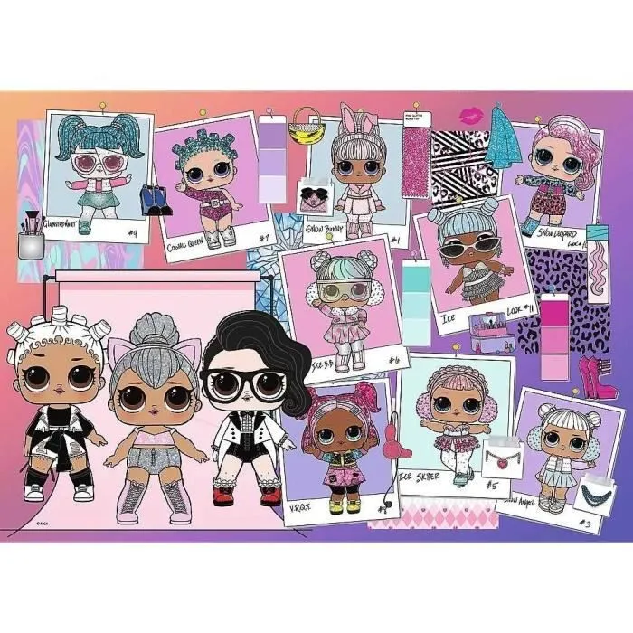 Puzzle 200 pièces TREFL L.O.L SURPRISE LOVELY - Enfant - Mixte-2