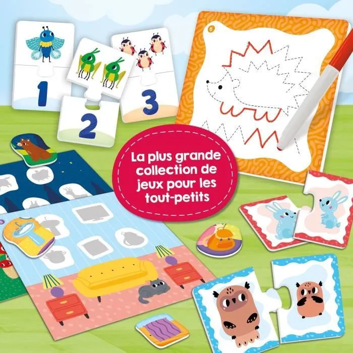 Jeu éducatif - LISCIANI - Carotina Baby - 60 activités - Mémoire et logique - Découverte des bases - Dès 2 ans-3