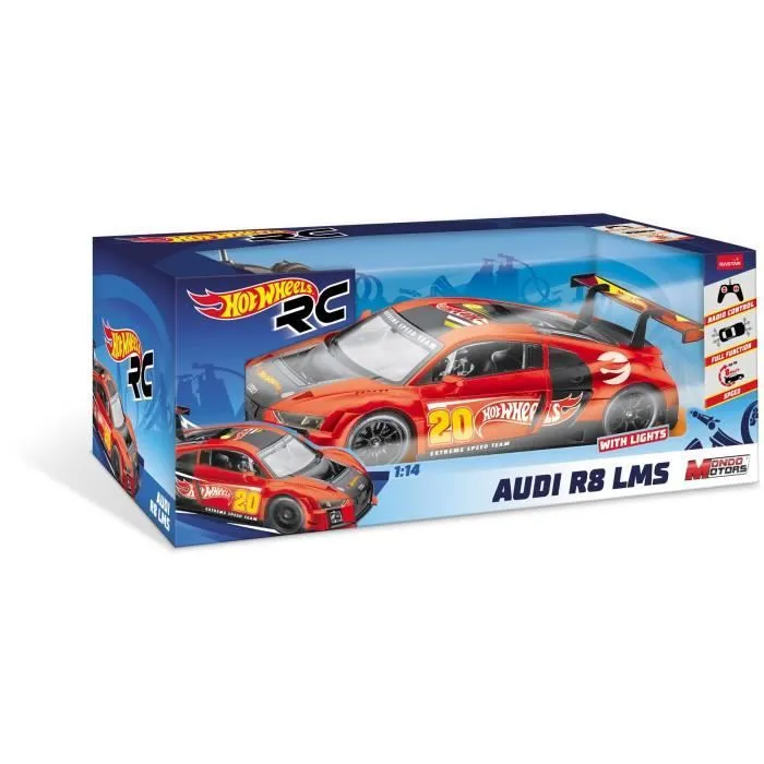 Véhicule radiocommandé Audi R8 Le Mans Series Hot Wheels 1:14ème-1