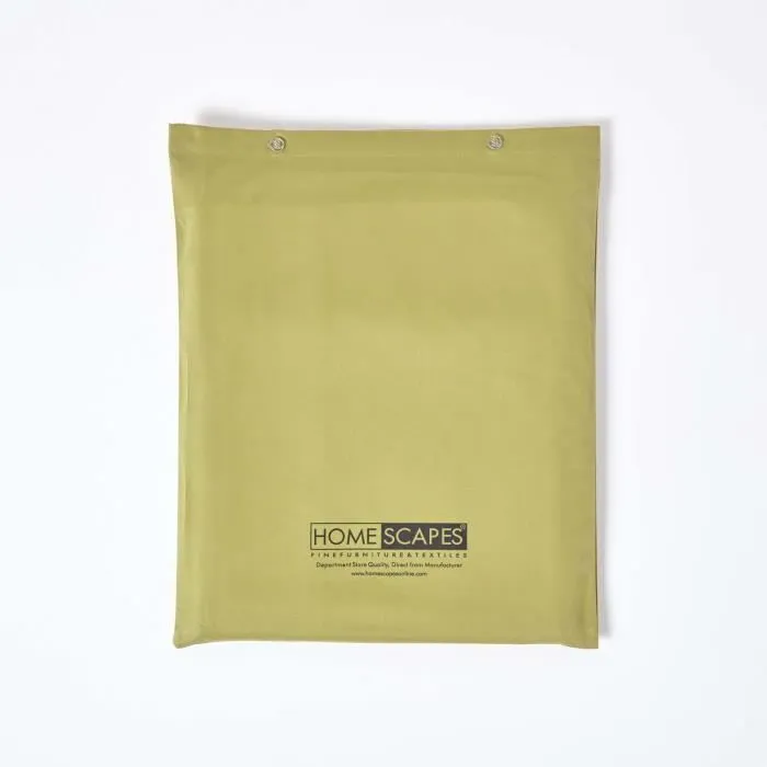 Parure de lit Vert Olive 100% coton Egyptien 1000 fils 240 x 220 cm-3