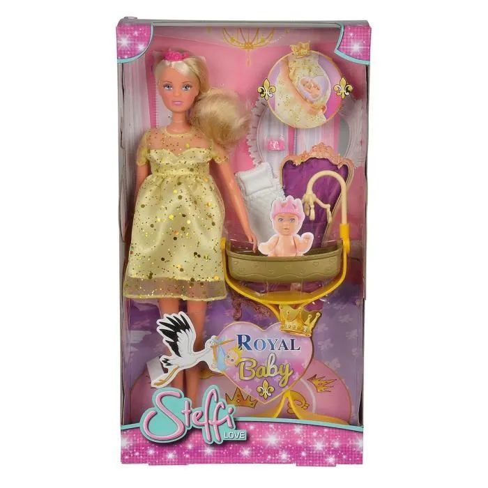 SIMBA Steffi Love Enceinte Bébé Royal + Bébé-2