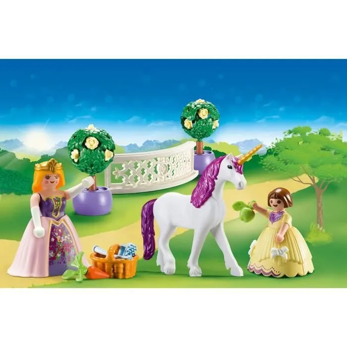 PLAYMOBIL 70107 Valisette Princesses avec licorne, 44 pièces, Dès 4 ans-2