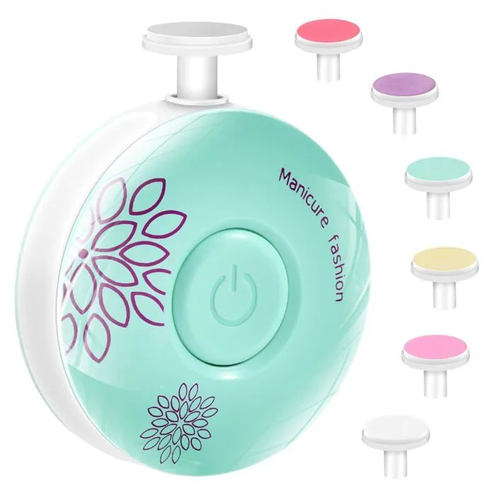 Ttamg - Lima Unghie Neonato - Blendura Lime Ongle Bebe, Lime A Ongle Electrique Bebe 6 En 1 Pour Enfants De Tous âGes-0
