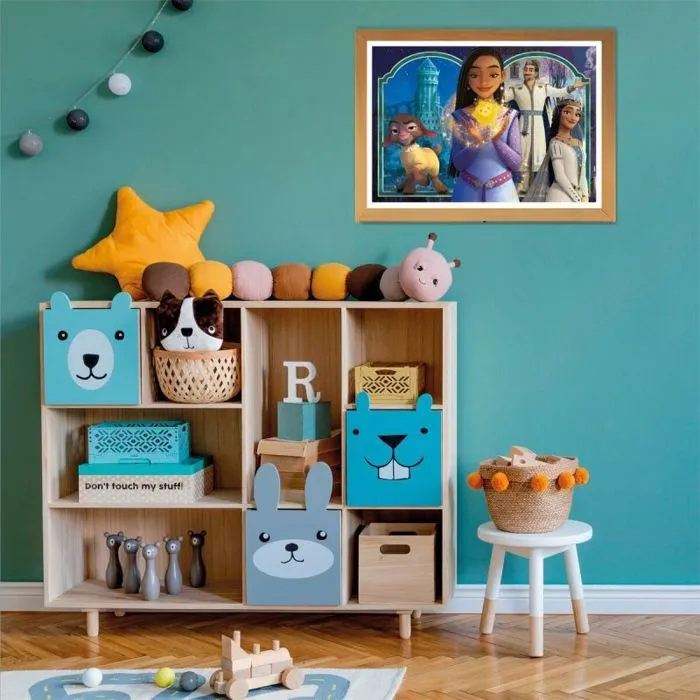 Puzzle Clementoni - 27269 - Disney Wish Supercolor Wish-104 Pieces, Enfants 6 Ans, Puzzle Dessin Anime-Fabrique en Italie,-2