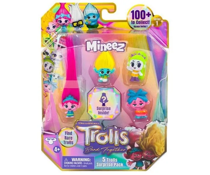 Blister de 5 figurines Mineez Trolls-0