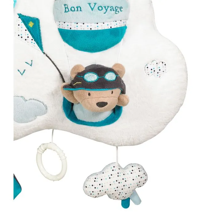Veilleuse led musical - SAUTHON - Lazare blanc - Musical et lumineuse - Dimensions 43 x 37cm-1