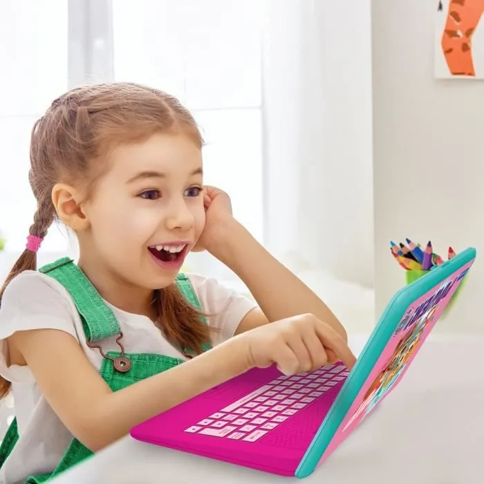 Ordinateur éducatif parlant La Pat Patrouille coloris rose – 124 activités en français et anglais-2