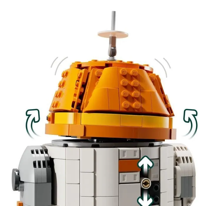 LEGO Star Wars 75416 Ahsoka Le Droïde Astromécano Chopper (C1-10P), Jeu de construction, dès 10 ans-3