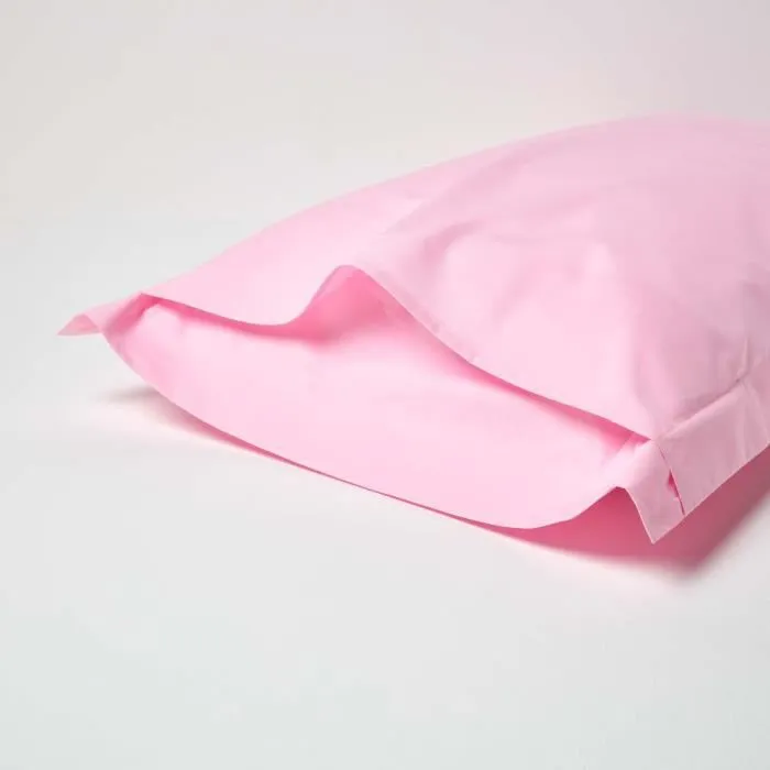 Taie d'oreiller - Coton Égyptien - 50 x 75 cm - Rose - 200 fils - Hypoallergénique-2