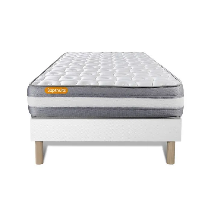 Matelas + sommier 90x200 Memo Plus Mémoire de forme 3 zones-1