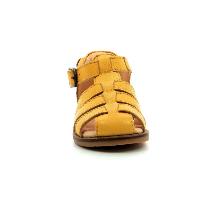ASTER Sandales Nosmo Jaune-4