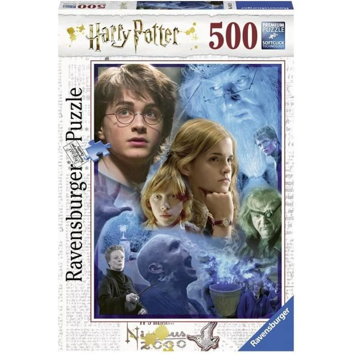 HARRY POTTER Puzzle 500 pièces - Harry Potter à Poudlard - Ravensburger - Puzzle adultes - Dès 12 ans-0