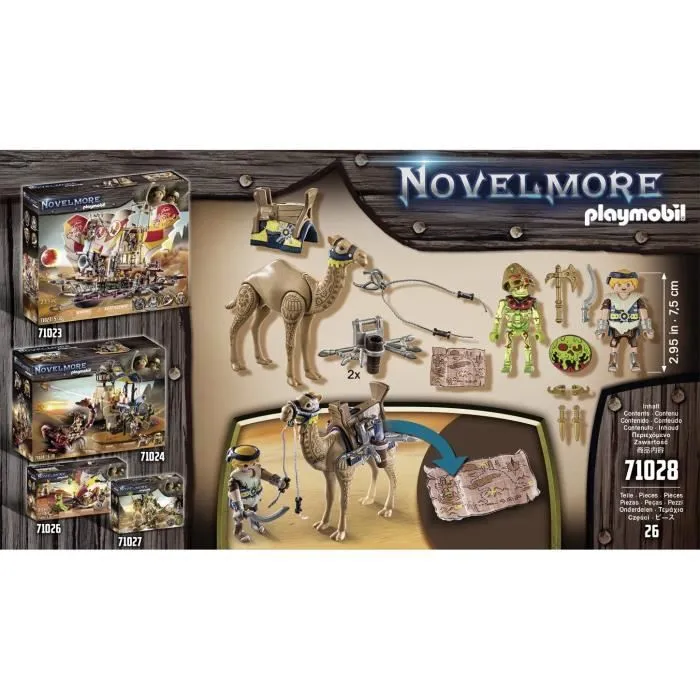 PLAYMOBIL - 71028 - Novelmore - Sal'ahari Sands - Arwynn et soldat squelette-5