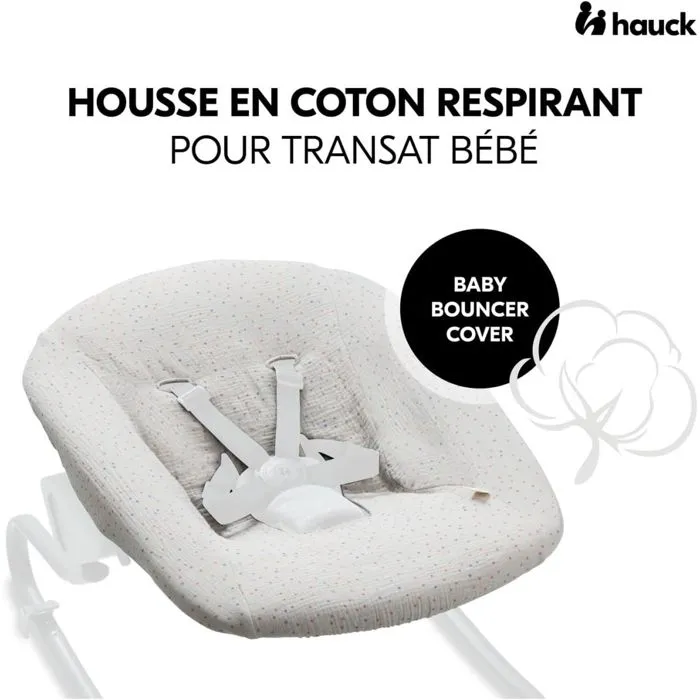 Housse de Protection pour Transat - Coton Respirant - Multicolore - Lavable - Ajustable-1