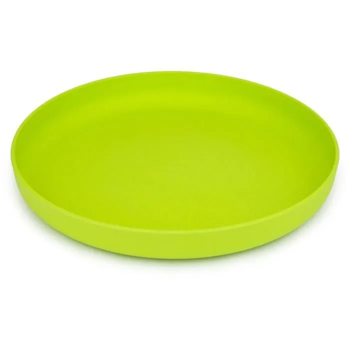 MILL'O BÉBÉ - ASSIETTE 100% BIOSOURCÉE ET BIODÉGRADABLE - SANS BPA - MICRO-ONDABLE - VERT d 17,8 x h 2,2 cm-0
