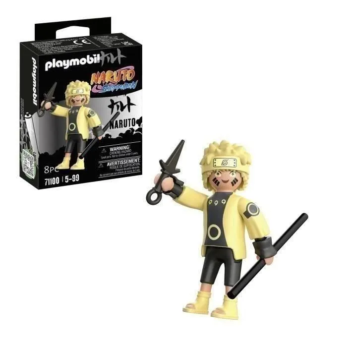 PLAYMOBIL 71100 Naruto Rikudou Sennin Mode, Naruto Shippuden, Figurine de Collection avec Accessoires, Dès 5 ans-4