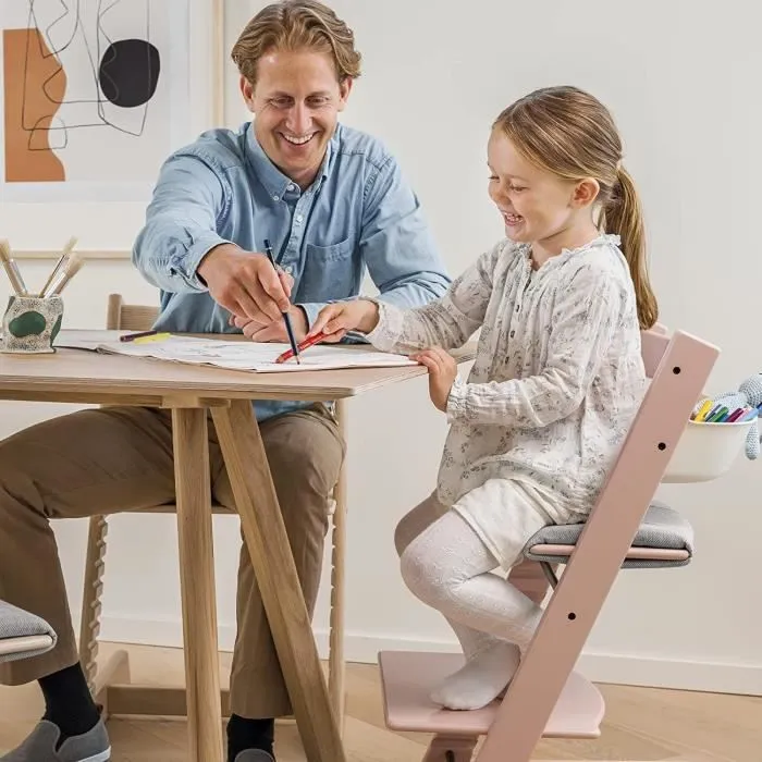 STOKKE Tripp Trapp - Chaise haute évolutive - Réglable de la naissance à l’âge adulte - Confortable et ergonomique - Gris-2