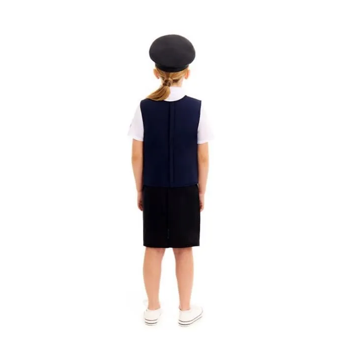 Partilandia Déguisement gilet de police fille (3-4 ans)-2