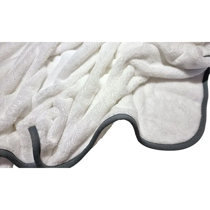 Plaid Bébé - Gris - 100x150 - Polyester - Uni-1