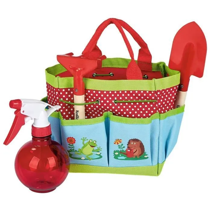 Moses ensemble de jardin Krabbelkäferjunior polyester/acier rouge 4 pièces-0