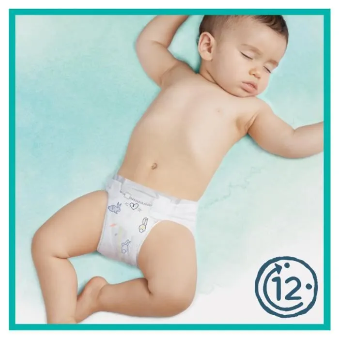 Couches Harmonie Taille 3 - Pampers - 24 Langes - Blanc - Mixte - Oui - Gamme Harmonie - Paquet-1