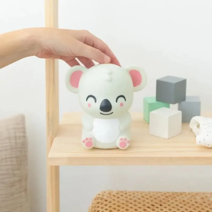 Veilleuse - MR.WONDERFUL - Koala blanc - PVC - Pile-0