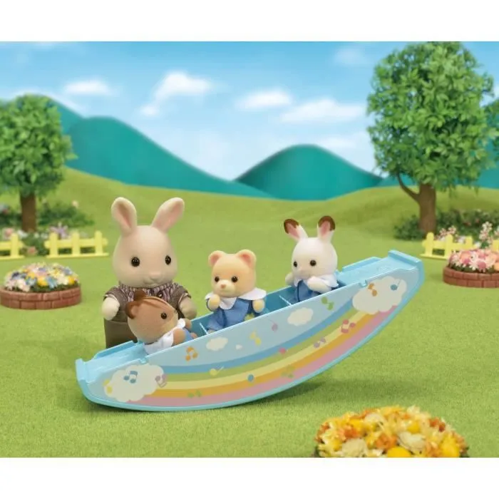 Bus Arc-en-Ciel - SYLVANIAN FAMILIES - Mixte - A partir de 3 ans - Crèche et école-8