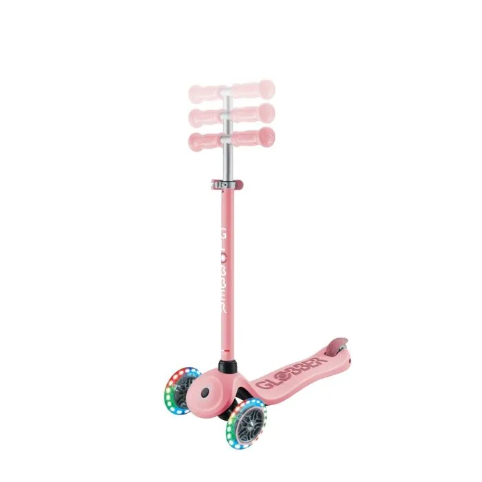 Globber - Trottinette évolutive GO-UP SPORTY LIGHTS - Rose pastel-4