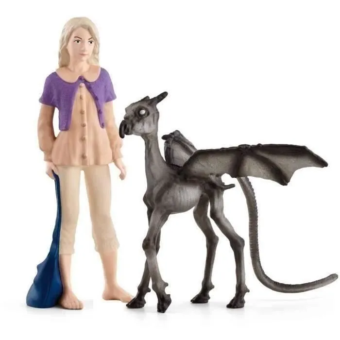 Figurine Luna et Bébé Sombral, Harry Potter, pour enfants dès 6 ans, Schleich 42636 Harry Potter, Univers WIZARDING WORLD-0