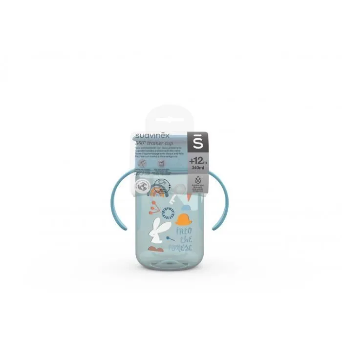 SUAVINEX Tasse 360 340ml Into the Forest bleu-1