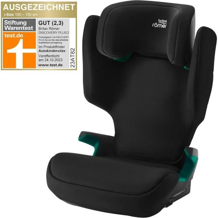 BRITAX RÖMER Siège Auto DISCOVERY PLUS 2,avec ISOFIX,pour enfant de 100 à 150 cm i-SIZE,3,5 à 12 ans,Space Black-1