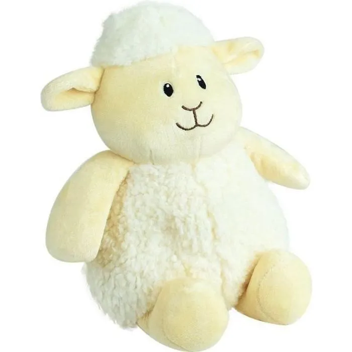 JEMINI Peluche bouillotte Mouton - A chauffer au micro-ondes micro perles d'argile +/- 19 cm-0