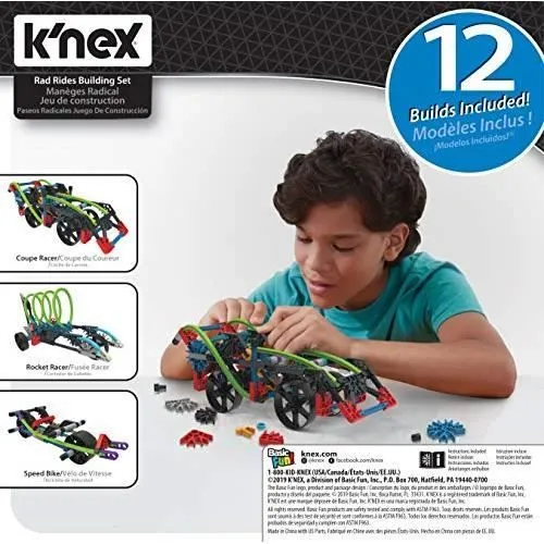 Jeu de construction K'nex - Rad Rides 12 en 1 - Pour enfants à partir de 7 ans-1
