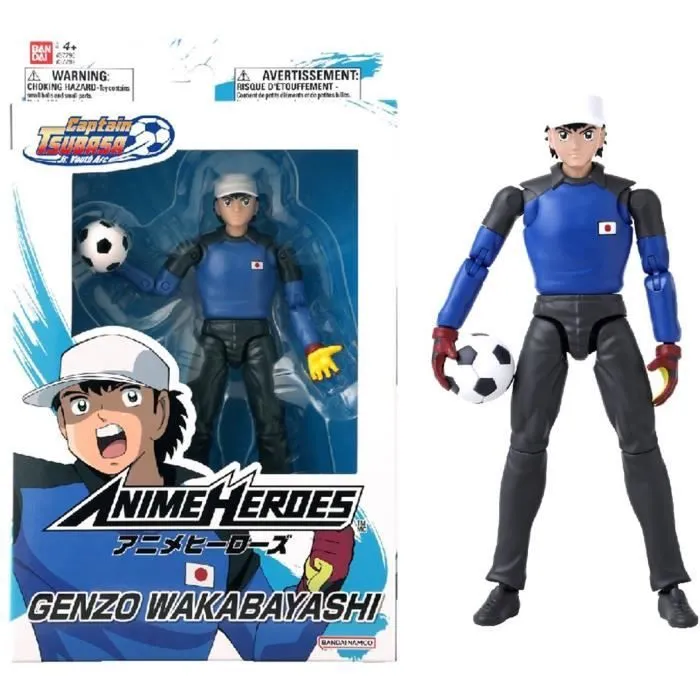 BANDAI - Anime Heroes - Captain Tsubasa - Figurine Anime Heroes 17 cm - Genzo Wakabayashi - 37792-0
