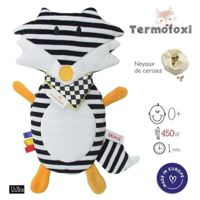 Doudou bouillotte sèche - SEVIRA KIDS - Renard Termofoxi - Peluche d'éveil douce et chauffage d'appoint nomade-1